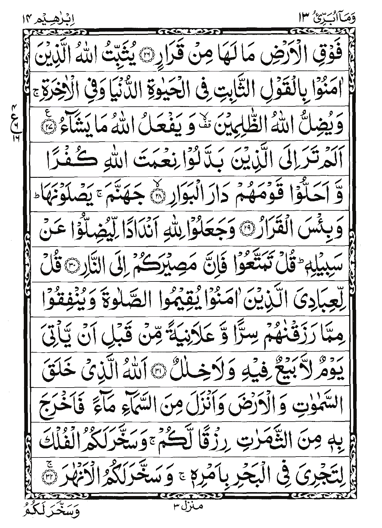 Surah Ibrahim Page 7